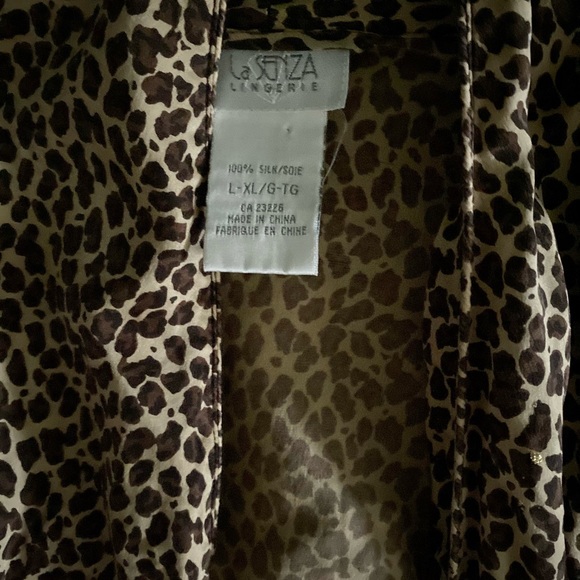 Silk Animal Print Vintage Kimono - Picture 4 of 4